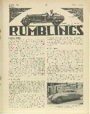 RUMBLINGS, March 1936 - Left