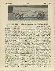 MY I ½-LITRE TARGA-FLORIO MERCEDES-BENZ - Left