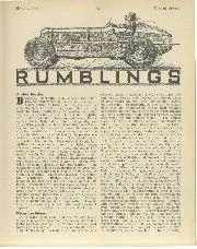 RUMBLINGS, March 1939 - Left