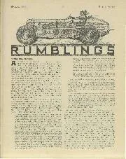 Rumblings, March 1940 - Left