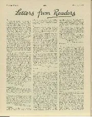 Letters from readers, March 1941 - Left