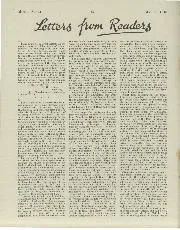 Letters from readers, March 1943 - Left