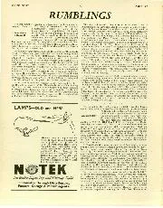 Rumblings, March 1949 - Left