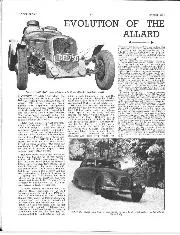 Evolution of the  Allard - Left