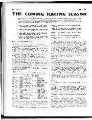 The coming racing season - Left