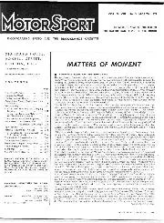Matters of moment, March 1972 - Left