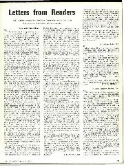 Letters from Readers, March 1974 - Left