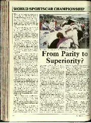 From Parity to Superiority? - Left