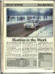 Rally review: Swedish Rally, March 1988 - Left