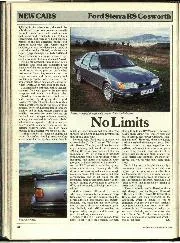 New cars: Ford Sierra RS Cosworth - Left