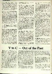 V to C-OuT of the Past, March 1990 - Left