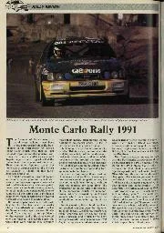 Rally Review -- Monte Carlo Rally 1991, March 1991 - Left
