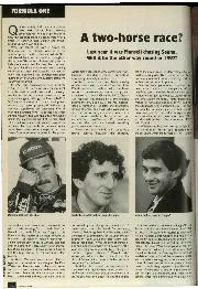 A two-horse race? - Left