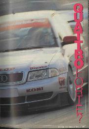 Quattroforte? Audi's 1996 BTCC arrival - Left