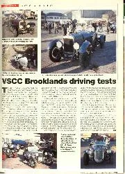 VSCC Brooklands driving tests - Left