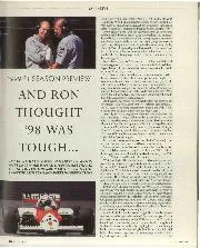 1999 F1 season preview - and Ron thought '98 was tough... - Left