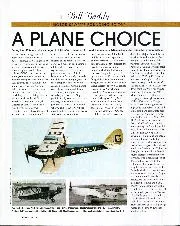 A plane choice - Left