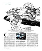 Matra MS80: Jackie Stewart's first title-winning F1 car - Left