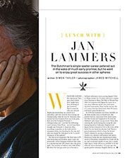 Lunch with... Jan Lammers - Left