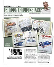 Historic scene with Gordon Cruickshank - Left