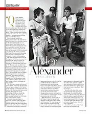 Tyler Alexander – 1941-2016 - Left