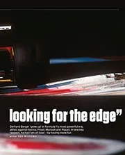 Gerhard Berger: 'The risks were a turn-on for me. I was always looking for the edge' - Right