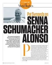 Pat Symonds on Senna, Schumacher, Alonso - Left