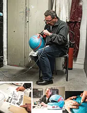 Racing’s artist in residence - Right