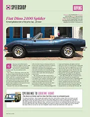 Fiat Dino 2400 Spider - Left