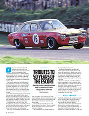 Tributes to 50 years of the Escort - Left