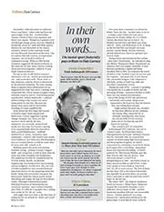 Dan Gurney: in their own words - Left