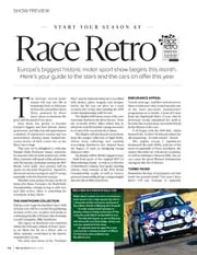 Start your season at Race Retro - Left