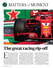 The great racing rip-off - Left