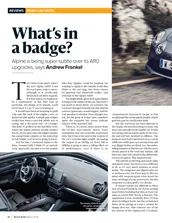 Alpine 110S review: What’s in a badge? - Left