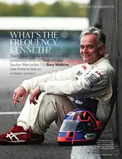 Kenny Acheson, back behind the wheel of 'lovely' Sauber-Mercedes C9 - Left