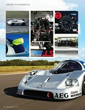 Kenny Acheson, back behind the wheel of 'lovely' Sauber-Mercedes C9 - Right