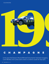 Colin McRae's triumphant 1995 WRC victory - Left