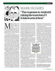 Mark Hughes: 'Response to Andretti F1 proposal is lukewarm at best' - Left