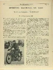 sporting machines on test - Left