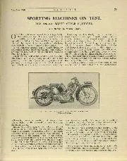 SPORTING MACHINES ON TEST. - Left