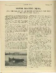 MOTOR BOATING NEWS. - Left