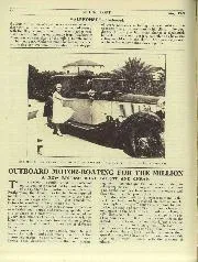 OUTBOARD MOTOR-BOATING FOR THE MILLION - Left