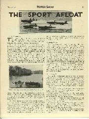 THE SPORT AFLOAT - Left