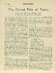 The Grand Prix of Tunis. - Left