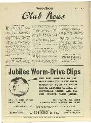 club news, May 1931 - Left