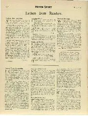 letters from readers, May 1931 - Left