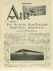 The Granger Semi-Tailless High-Wing Monoplane - Left
