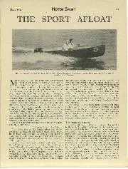 THE SPORT AFLOAT - Left
