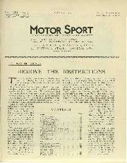 CONTENTS, May 1932 - Left