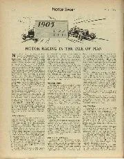 MOTOR RACING IN THE ISLE OF MAN - Left